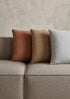 Mary, Cushion cover, L50xW50cm, Taupe (mullvad)/Dark taupe/Light taupe