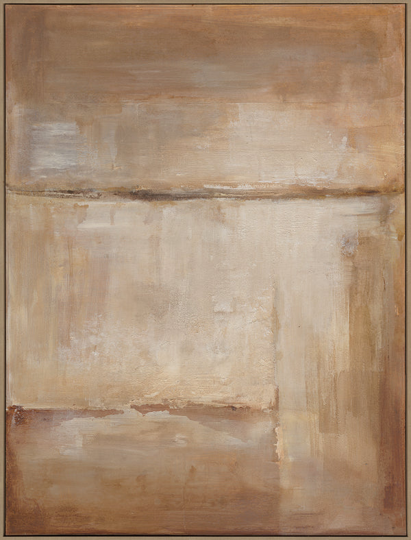 Glint, Painting, H120xW90xD3,8cm, Rusty/Russet