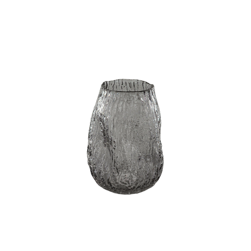 Lotus, Vase, dia15xH20cm, Grey