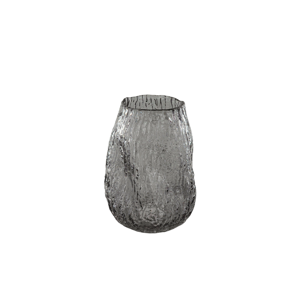 Lotus, Vase, dia15xH20cm, Grey