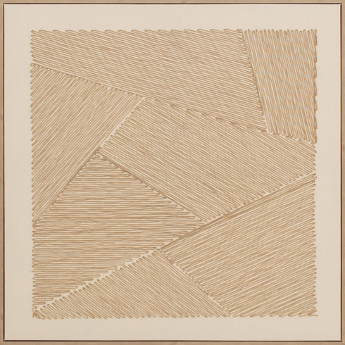 Wind, Artwork, H90xW90xD3,8cm, Sand