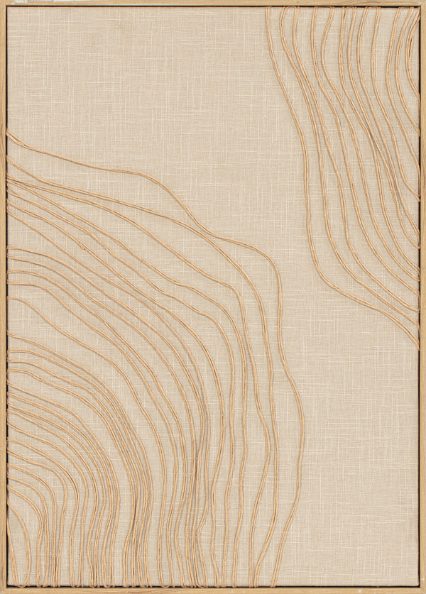 Nordic Vibes, Artwork, H70xW50xD2,8cm, Sand