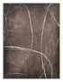 Rowan, Painting, H120xW90xD3,8cm, Brown/White