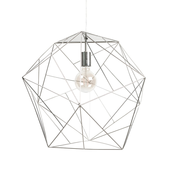 Cape Town, Ceiling Lamp, H45xW51 cm, Silver