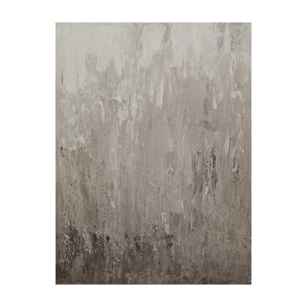 Ombre, Painting, H120xW90xD3cm, Sand/White