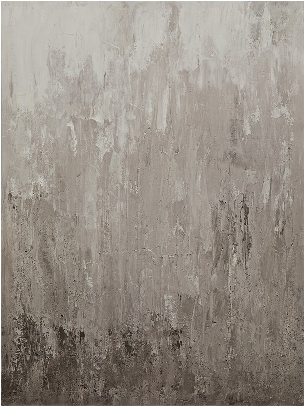 Ombre, Painting, H120xW90xD3cm, Sand/White