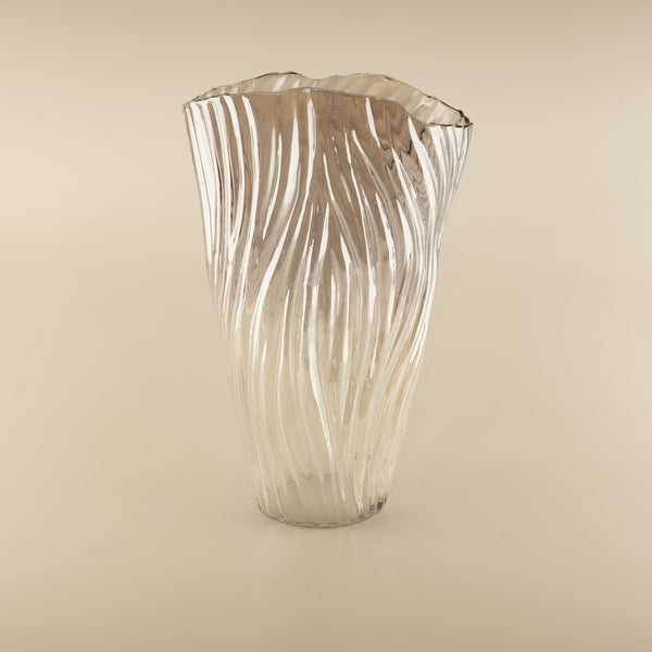 Aura, Vase, dia22xH35cm, Grey