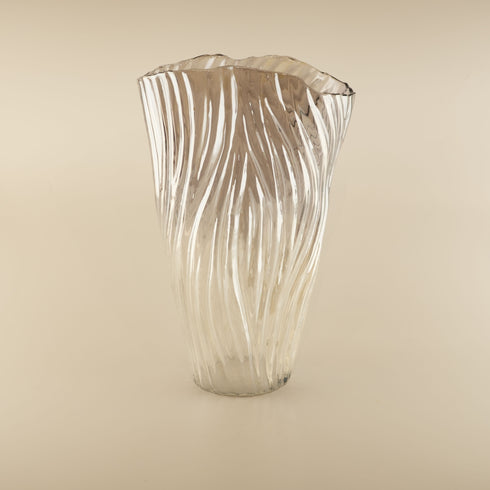 Aura, Vase, dia22xH35cm, Grey