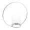 Sander, Lantern, H34.5xW34.5xD12 cm, Silver/Clear
