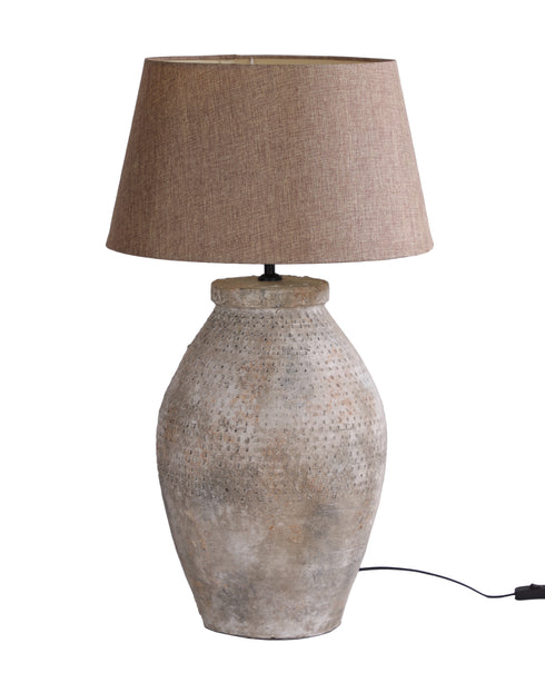Halo, Lamp base, dia32xH57cm, Grey/brown