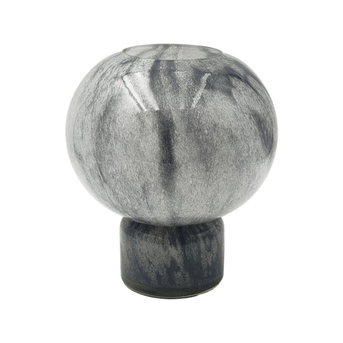 Limbo, Vase, dia22xH24.5cm, White/Black