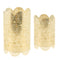 Fiore, Lantern, dia10xH15/dia12.5xH20 cm, Brass