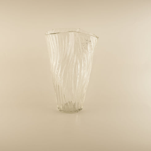Aura, Vase, dia19xH30cm, Clear