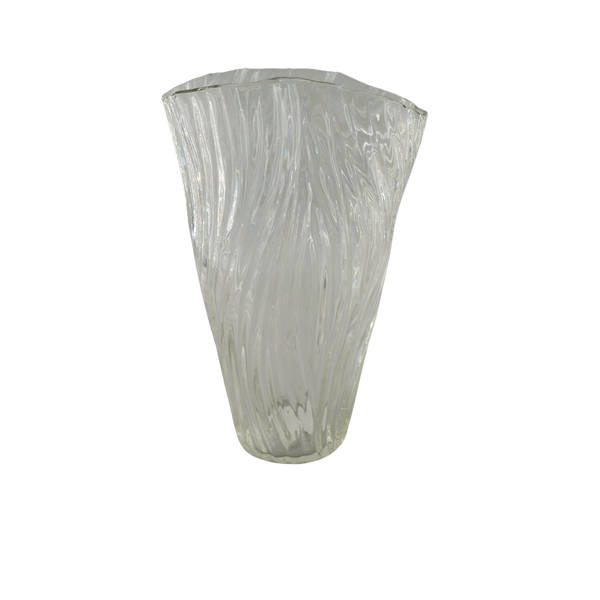 Aura, Vase, dia19xH30cm, Clear