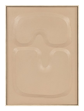 Elena, 3D, PaperXPaint, H70xW50xD3,8cm, Sand