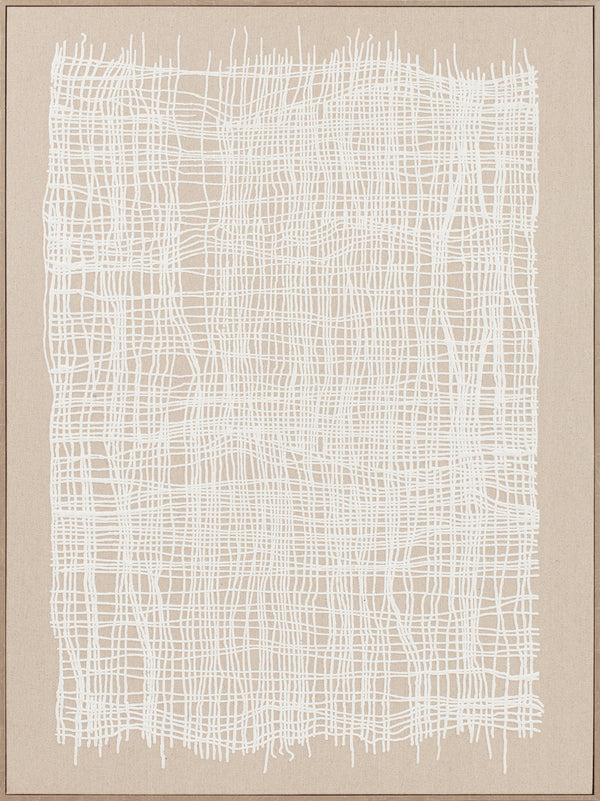 Haze, 3D, Foam, H120xW90xD3,8cm, White/White Washed