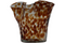 Macaw, Vase, dia19,5xH15cm, White/Brown