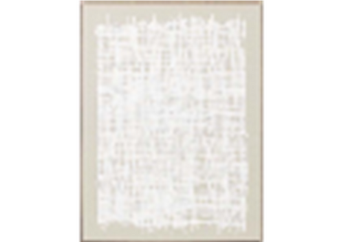 Haze, 3D, Foam, H120xW90xD3,8cm, White/White Washed