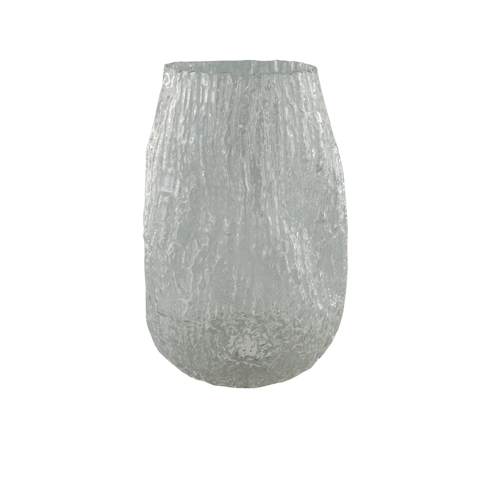 Lotus, Vase, dia20xH30cm, Clear