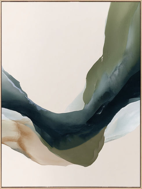 Reflection, Painting, H120xW90xD4.5cm, Multicolor