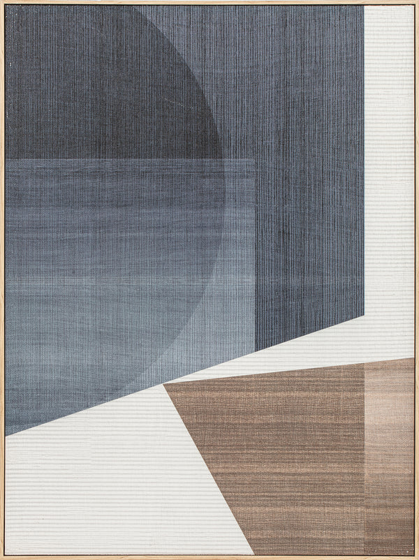 Wander, Canvas Print, H120xW90xD3,8cm, Zen Blue/Steel Blue