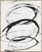 Between, Framed printing bamin canvas, H100xW80xD3.8cm, Black/white