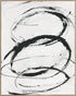 Between, Framed printing bamin canvas, H100xW80xD3.8cm, Black/white