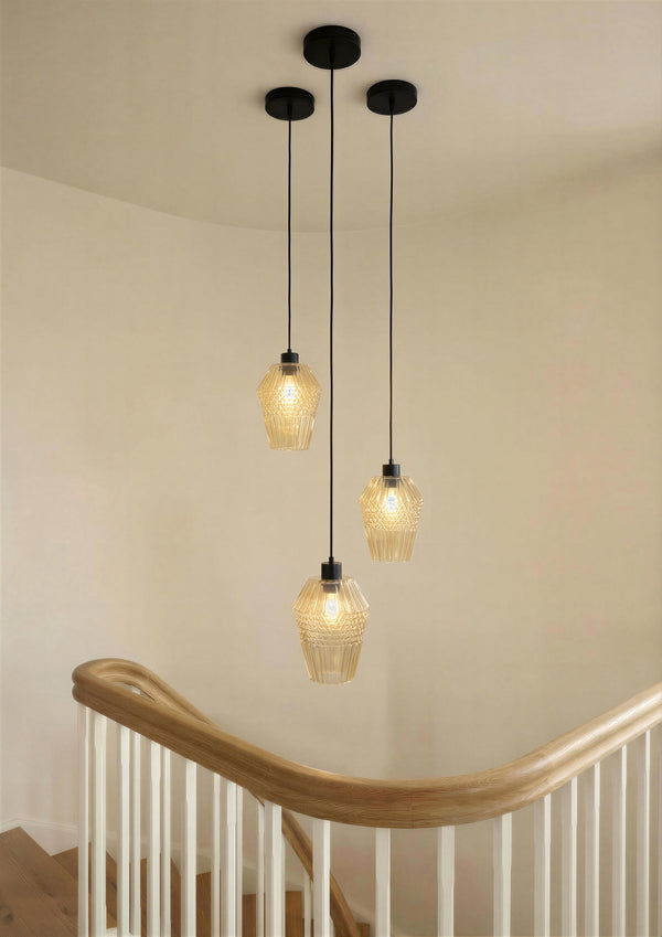 Enzo, Lamp , dia17,5xH26cm, Brown Styled