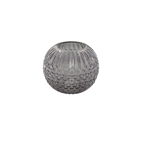 Rizz, Vase, dia20xH16cm, Grey