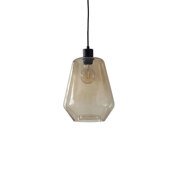 Platon, Lamp, dia22xH32,5cm, Brown Styled