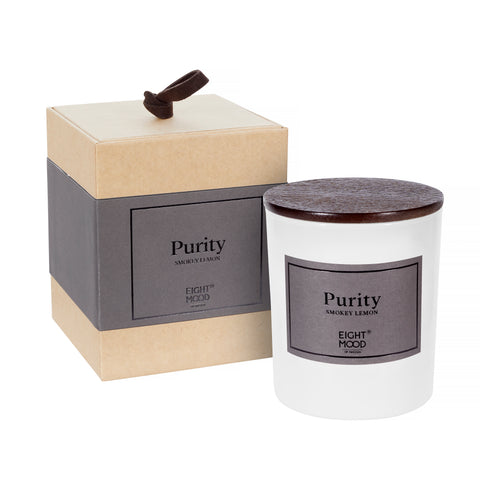 Purity Smokey Lemon, Scented Candle, H12xW9.8xD9.8cm