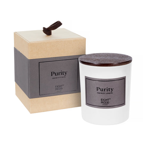 Purity Smokey Lemon, Scented Candle, H12xW9.8xD9.8cm