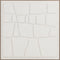 Ezra, 3D, Painting, H100xW100xD3,8cm, White/Vit
