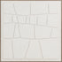 Ezra, 3D, Painting, H100xW100xD3,8cm, White/Vit