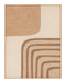 Mae, Painting, H80xW60xD3,8cm, Brown/Sand