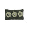 Poppy, Cushion Cover, H30xW50cm, Forest Green/Grass Green/White