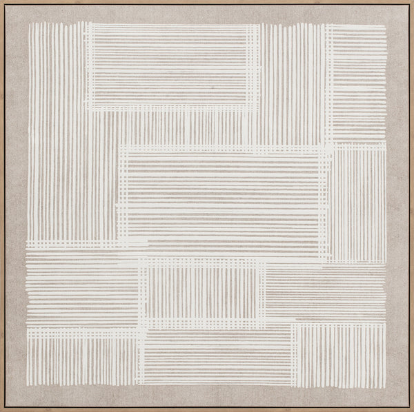 Peace, 3D, Foam, H90xW90xD3,8cm, White/White Washed