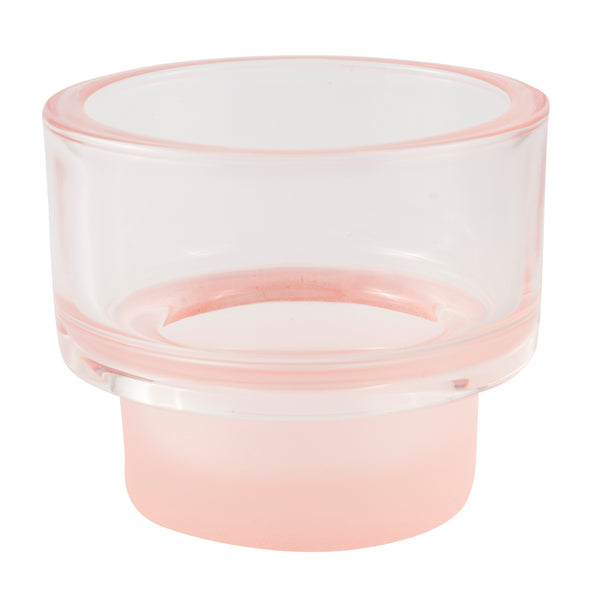 Layer, Candle Holder, dia8.5xH7.5cm, Pink