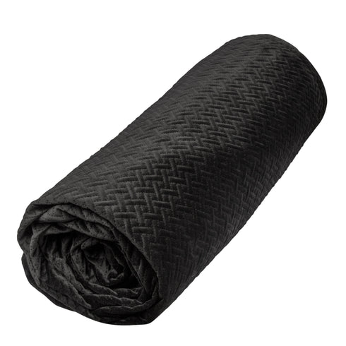 Twine, Bedspread, W235xL245 cm, Black