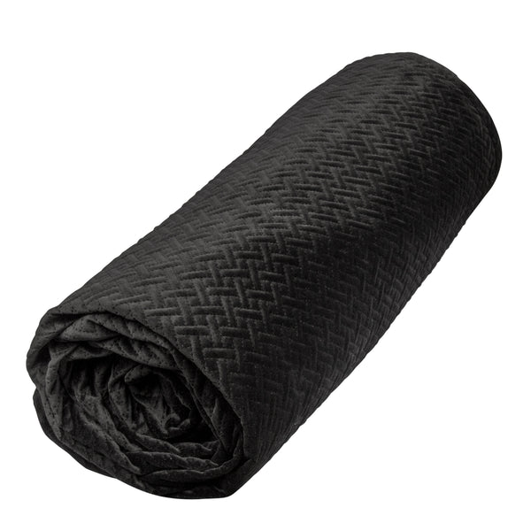 Twine, Bedspread, W195xL245 cm, Black