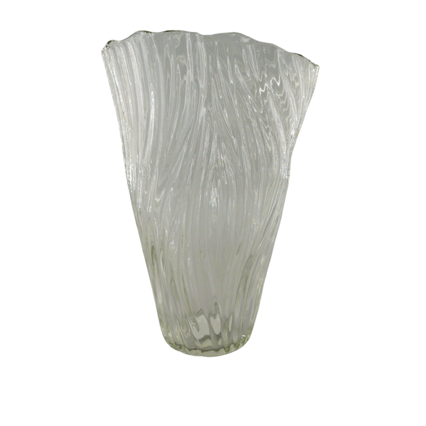 Aura, Vase, dia22xH35cm, Clear