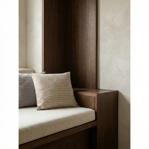 Ease, Cushion cover, L45xW45cm, Coffe