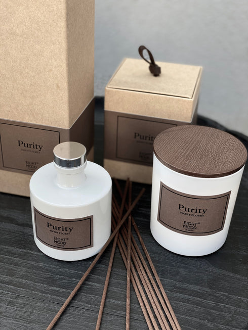 Purity Sweet Floret, Scented Candle, H12xW9.8xD9.8cm