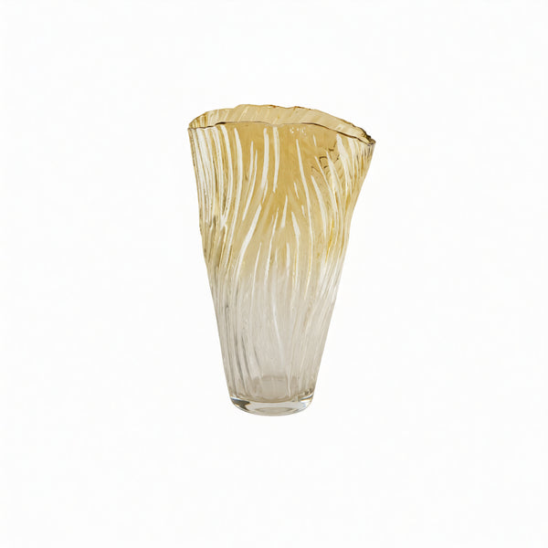 Aura, Vase, dia19xH30cm, Brown