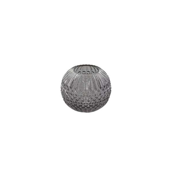 Rizz, Candle Holder, dia15xH12cm, Grey