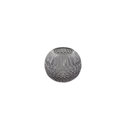 Rizz, Candle Holder, dia15xH12cm, Grey