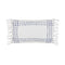Finca, Cushion Cover, H30xW50cm, White/Blue, Fringes