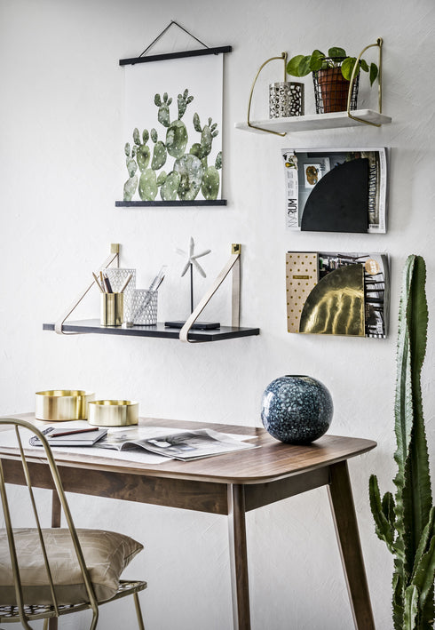 Archibald, Wall Hung Organizer, H20xW20xD3 cm, Black