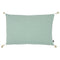 Lily jute, Cushion Cover, W40xL60cm, Sky Mint, Tassels
