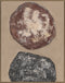 Shore, Painting, H100xW80xD3,8cm, Chestnut/Peanut/Nut